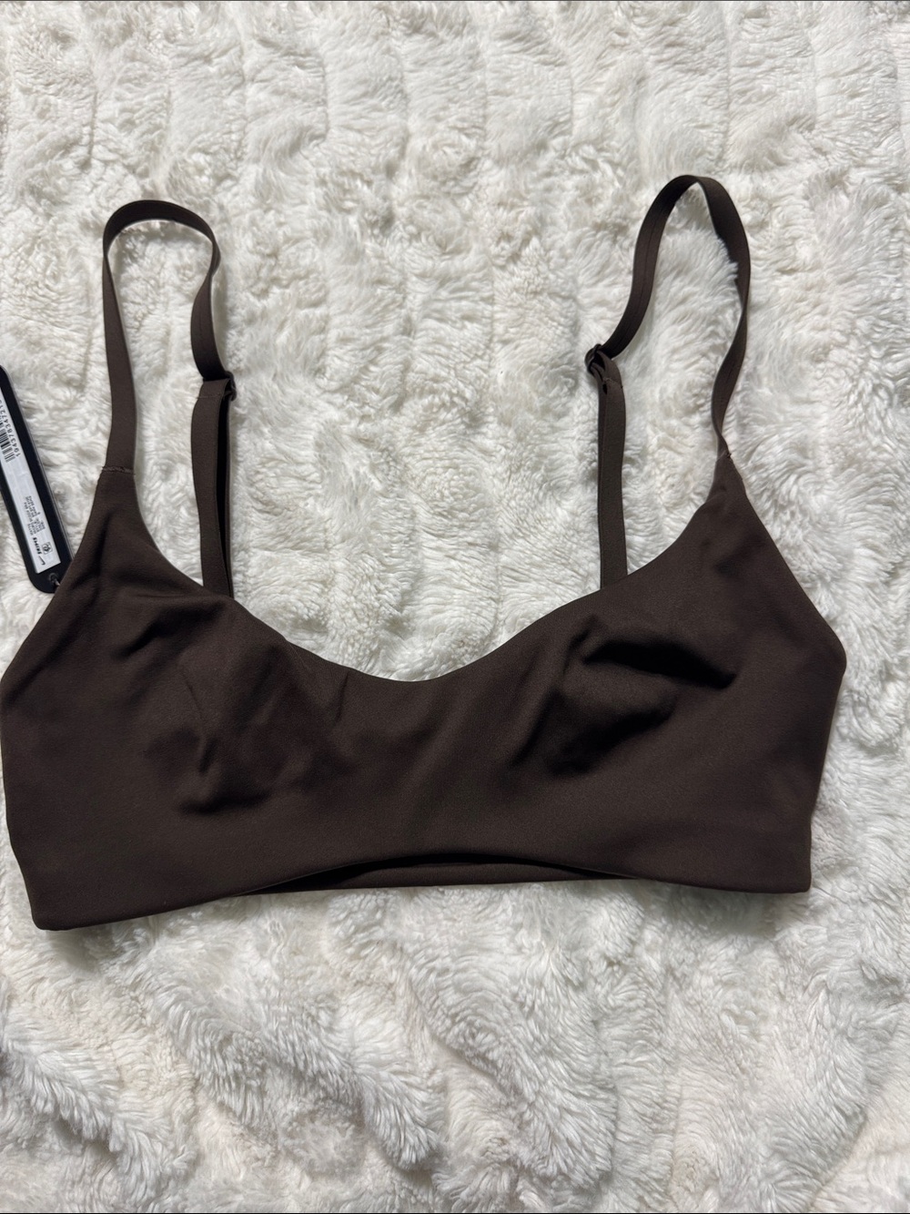 NIKE SKIMS Women's Small Matte Micro Scoop Bra New w/ Tags! - Picture 2 of 4